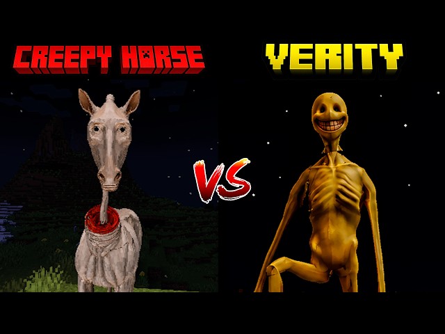 Verity VS Creepy Horse in Minecraft
