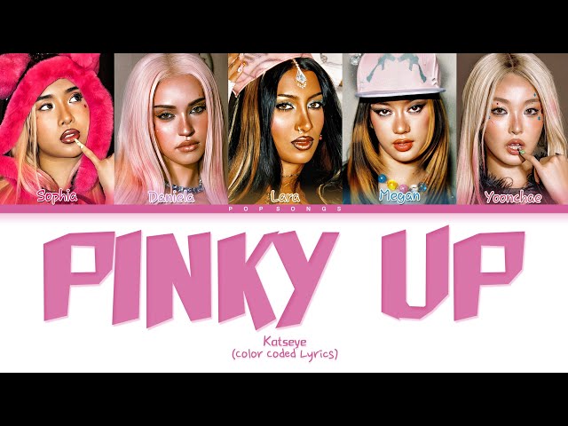 Katseye (캣츠아이) — 'Pinky Up' (Color Coded Lyrics)