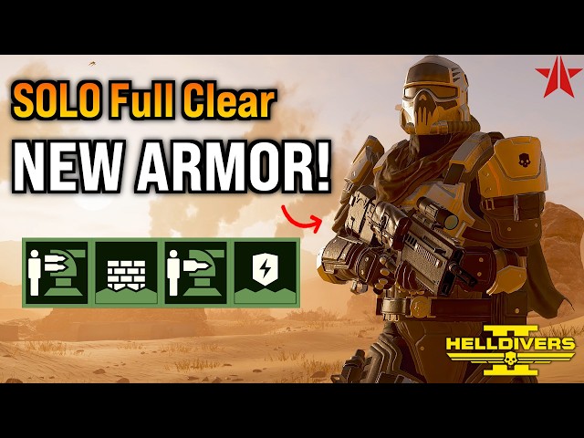 Helldivers 2 - NEW Armor! TRIPLE Emplacements, Super Helldive (SOLO full clear)