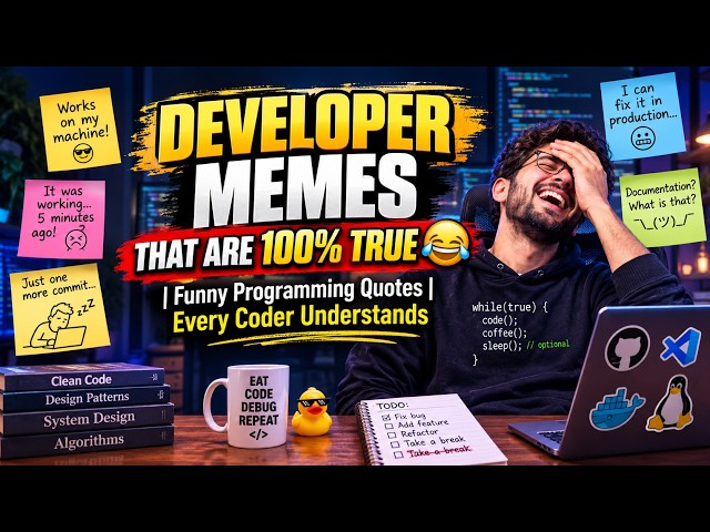 Developer Memes That Are 100% True 😂 | Funny Programming Quotes Every Coder Understands
