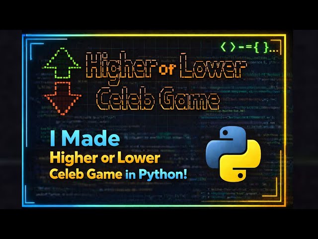 Higher or lower Python game