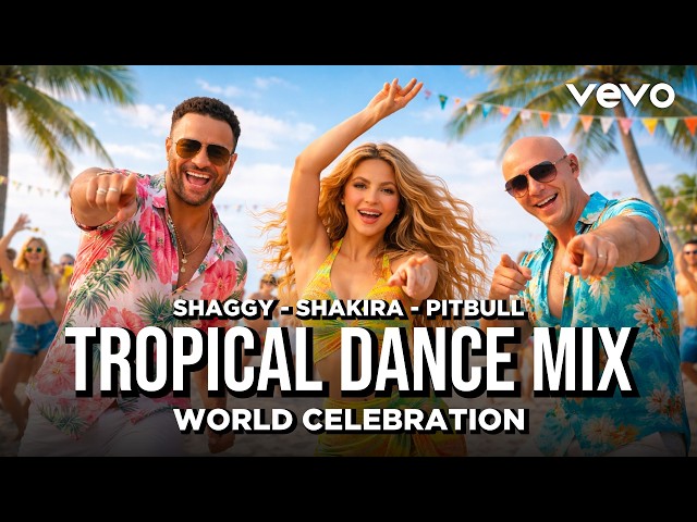 Shaggy x Shakira x Pitbull - Tropical Dance Mix - Cooling Down (Official Ai Music 2026)