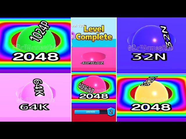 Ball Run 2048 (ORIGINAL vs powerGaugeLevel Max Upgrade Challenge) 😱🔥 | SPECIAL Gameplay Comparison!