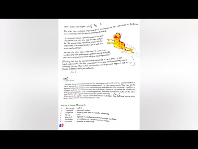 7th ICSE | Value Education | The Jumping Words | Educational and Learning Hub |