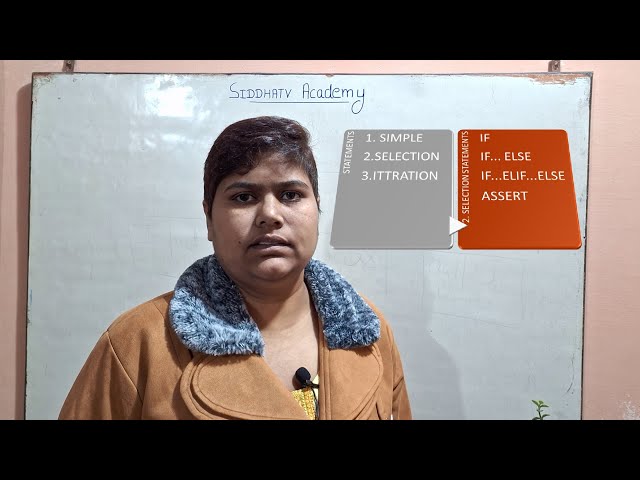 Selection Statement(if, else, elif, assert) in Python By Padma Sharma