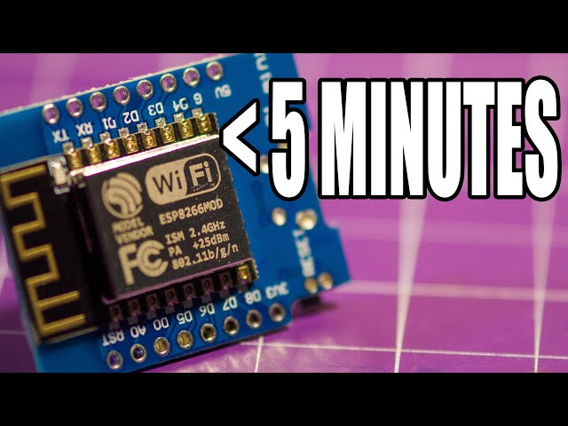 Get Started With A D1 Mini (ESP8266) In Under 5 Minutes!