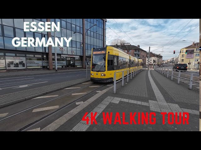 Essen, Germany Walking Tour 🇩🇪 | 4K Walking Video of the City Center
