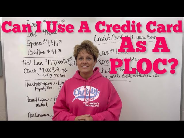 Using a Credit Card as a PLOC for #velocitybanking