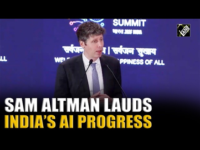 OpenAI's Sam Altman lauds India’s AI progress, warns of superintelligence tipping point