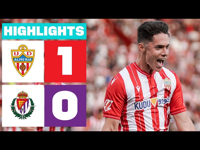 UD ALMERÍA 1 - 0 REAL VALLADOLID | LALIGA HYPERMOTION HIGHLIGHTS