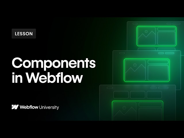 Introduction to Components in Webflow – Webflow tutorial