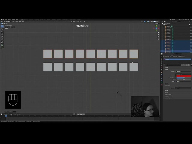 Grids and cubes. Blender Mini Tutorial (#9)(S4) #cgi #3dart #blender3d