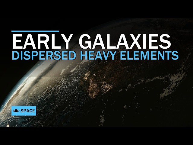 Early galaxies dispersed heavy elements 500 million years after Big Bang