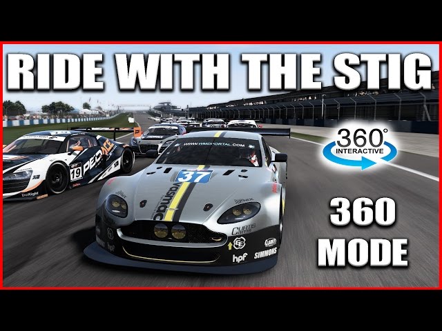 RIDE WITH THE STIG  - 360 Video - Aston Martin First Lap