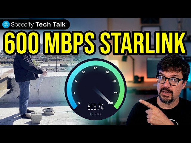 Starlink Speed Tests: The Engineering Reality of 600Mbps Starlink