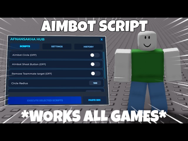 *UNIVERSAL* Aimbot Script *NO KEY* | WORKS ALL GAMES | PASTEBIN & MORE (MOBILE & PC)
