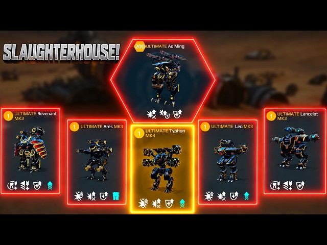 The battlefield turned into a slaughterhouse! War Robots Gameplay 🤖