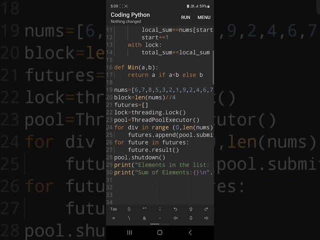 Python Multithreading: Efficient Sum Calculation Using ThreadPoolExecutor