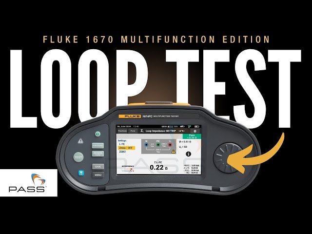 How to Perform a Loop Test | Fluke 1674FC Multifunction Tester!
