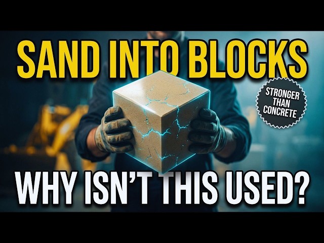 This Liquid Turns Sand Into Solid Blocks — Could It Rival Concrete?