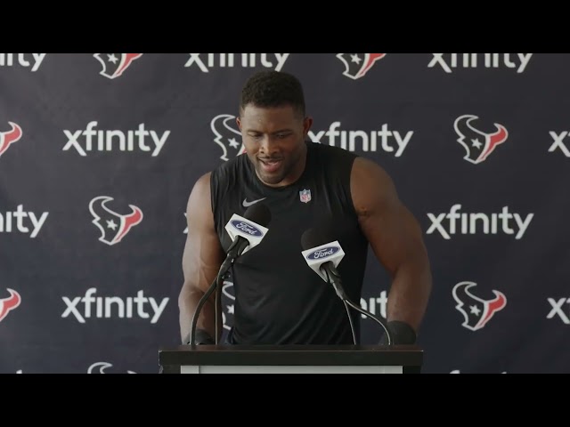 Danielle Hunter on Clowney, Will Anderson Jr. and the D-Line | Full Q&A