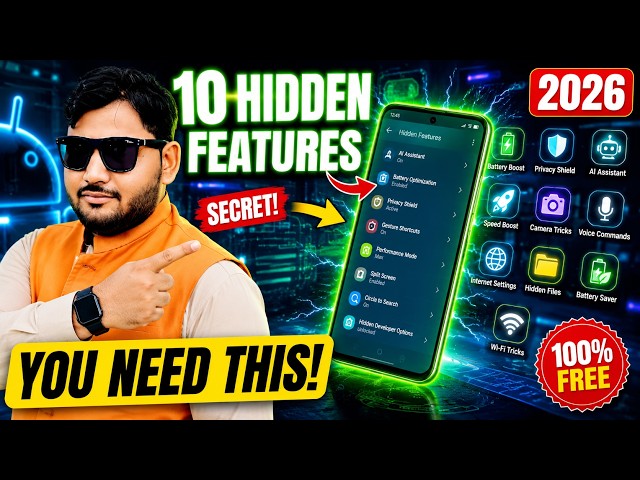 10 Hidden Android Features You Never Use (But NEED in 2026!) 🤯 Secret Android Tricks Revealed