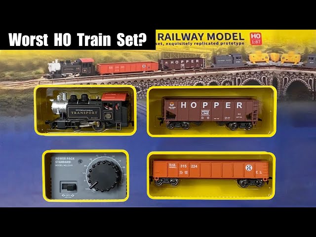 I Bought a $31 - Cheapest HO Train Set - Factory Defect?