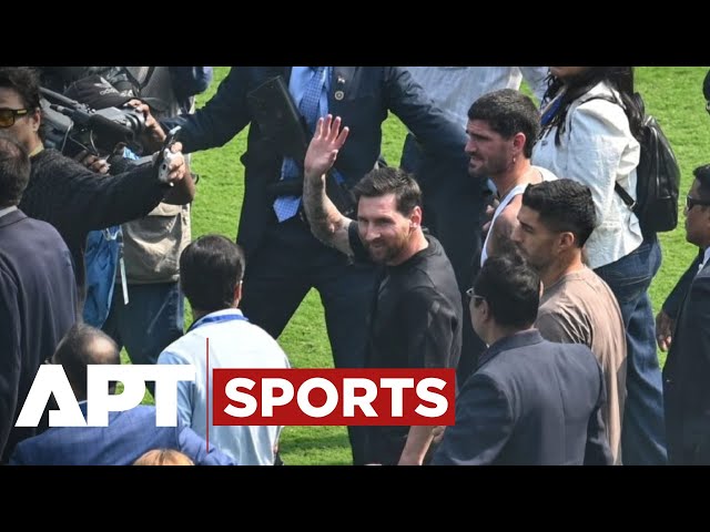 WATCH | India's Kolkata Erupts As Lionel Messi Arrives At Salt Lake Stadium | APT