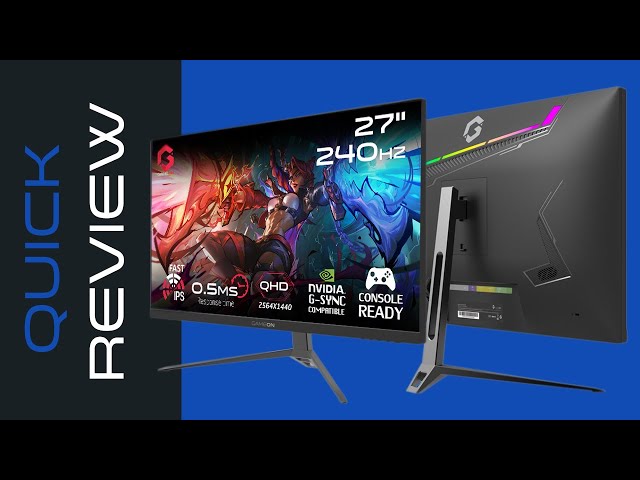 GAMEON GOES27QHD240IPS 2K 27" Gaming Monitor | UNBOX & REVIEW