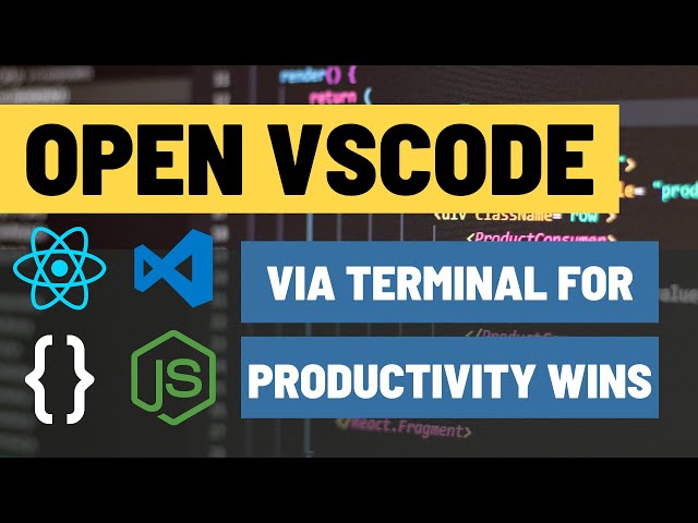 How to Open Visual Studio Code from Mac Terminal // Improving Your Dev Productivity
