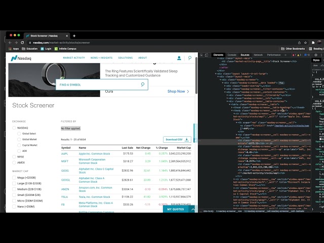 How to get stocks with selenium in python | Not so Pro Python Tutorials
