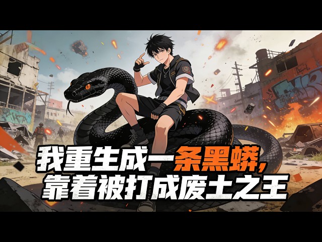 【Multi Sub】《我重生成一條黑蟒，靠著被打成廢土之王》從一條黑蟒開始，我重建了廢土世界#漫劇 #動態漫 #AI漫劇 #動漫 #動畫