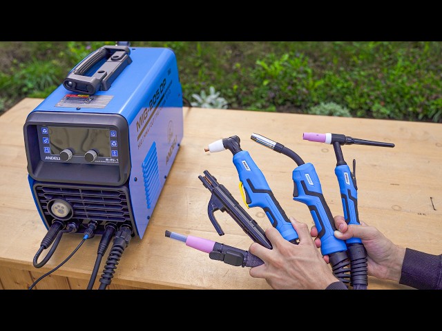 8 in 1 Multi Welder Test (Pulse MIG, Plasma, HF TIG...) - ANDELI MIG-205 DP