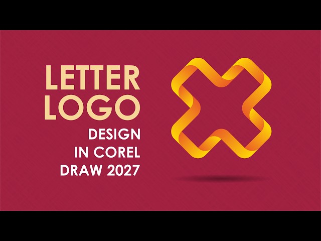 Letter X 3D Logo Design in CorelDRAW 2026 | Step-by-Step Tutorial for Beginner | Easy Graphics