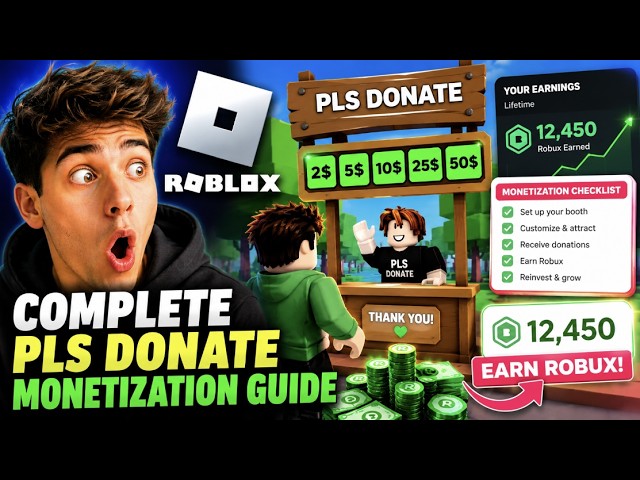 Complete PLS DONATE Monetization Guide: Maximize Your Robux Fast! (2026)