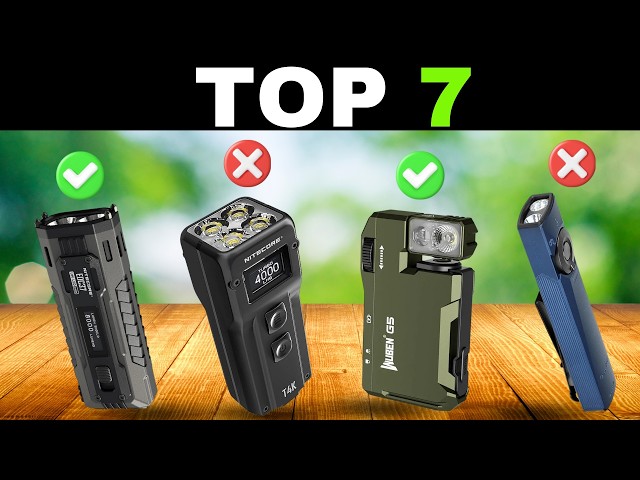 ✅ 7 Best EDC Flashlights [2026] 🔦 USB-C, Magnetic, Tactical, Pocket, Self Defense on Amazon
