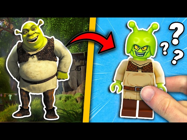 I built LEGO SHREK Minifigures...
