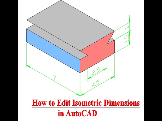 How to Straighten Isometric Projection Dimension Text & Lines in AutoCAD [Both Myan& Eng Sub]