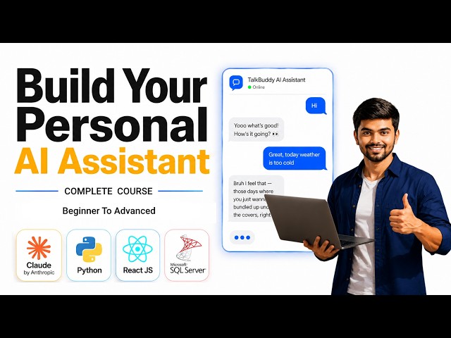 Complete Course | Build Your Own AI Assistant with Claude AI, React, Python & SQL Server