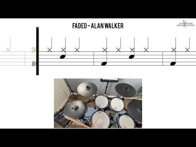 How to Play 🥁   Faded   Alan Walker