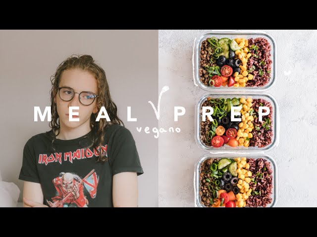 Meal prep vegano 🌱 cómo cocinar vegano y saludable para toda la semana 💪🏼 ideas ✨