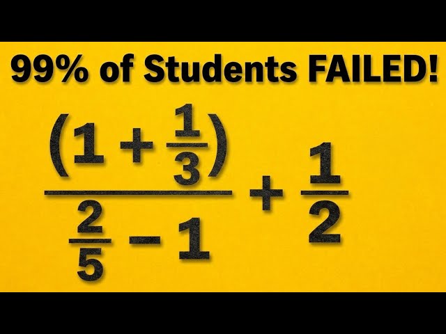 8th-Grade Algebra Test Question Tricks 95% of Students! 😱/Can You Solve It?