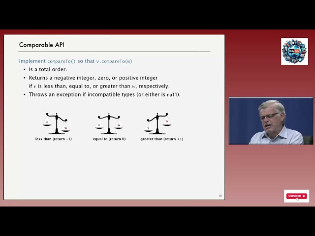 Lecture 19: Sorting Algorithms in Java: Keys, Records, and Efficiency |  Implementing Algorithms