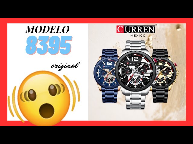 ⌚️✨ Time Travel Experience: Explore the Curren 8395 watch in action 💼🎥