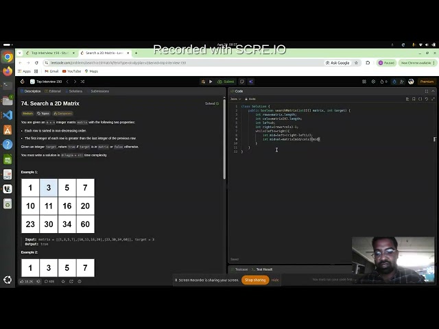 Search a 2D Matrix | Binary Search | LeetCode 150 | DSA for Job Preparation | P95Series
