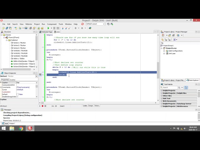Delphi - For vs While vs Repeat