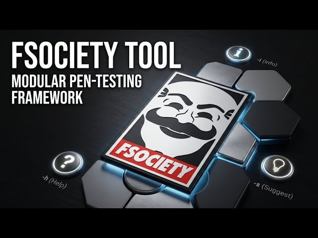🛠️ F-Society Tool Overview: A Complete Modular Penetration Testing Framework!