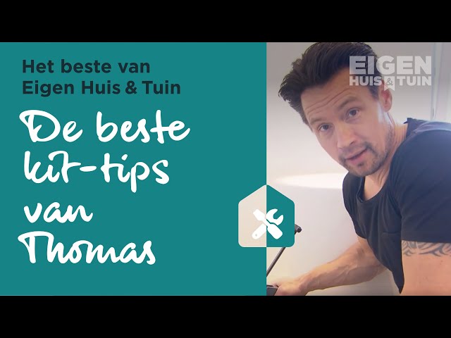 Tips van Thomas: ‘Badkamer kitten, zo doe je dat!’ | Klustips van Thomas | Eigen Huis & Tuin Helpt