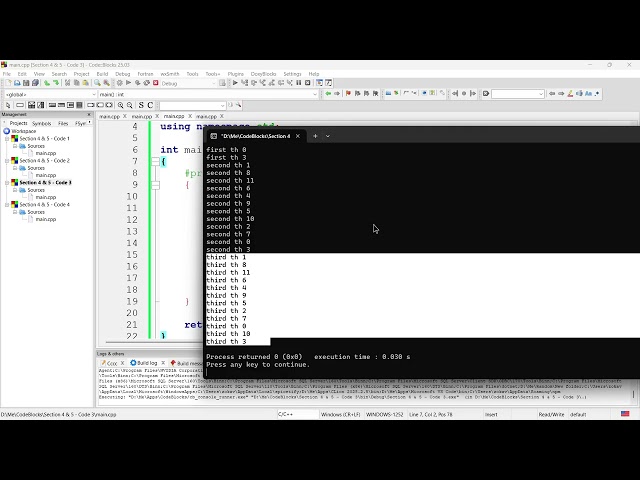 Parallel Programming - Section 4 & 5