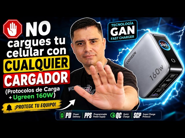 🛑 STOP charging your phone with JUST ANY charger (Charging Protocols + Ugreen 160W model x774)